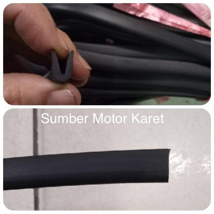 Karet List U Besar/ Karet Doorguard/ Variasi