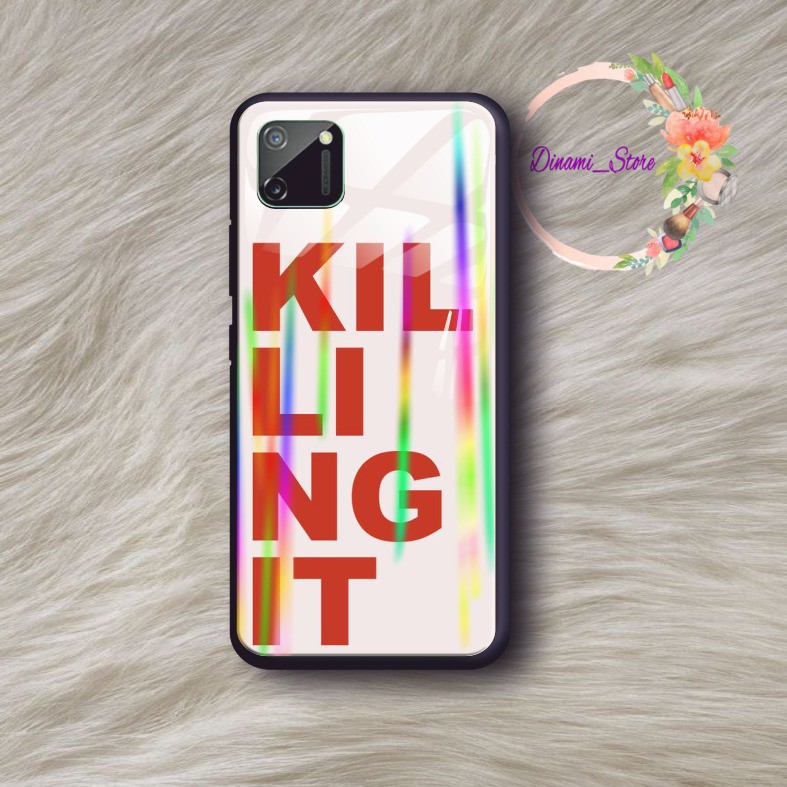 Back Case Glass Aurora TYPOGRAPHY Samsung J2prime G530prime A01 CORE A20 A30 A20s A50 A50s DST549