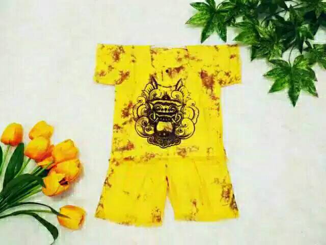 Baju Anak Barong Bali Setelan / Stelan anak S. M. L dan XL