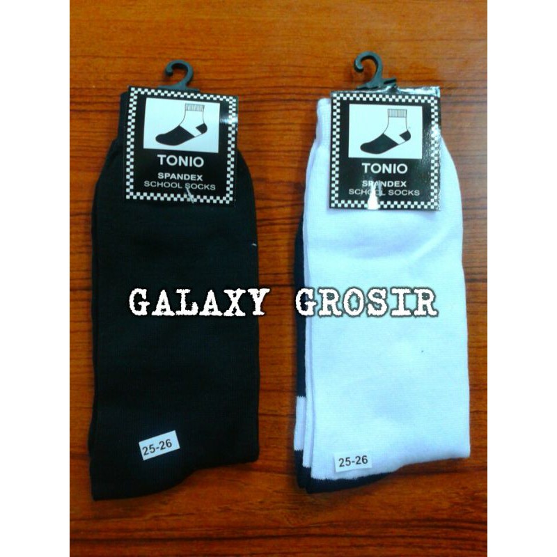 [12pcs] kaos kaki sekolah tonio Sd SmP Sma harga grosir