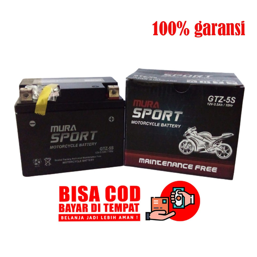 aki kering mura sports motor new jupiter mx jupiter Z shogun 125 accu murah bergaransi