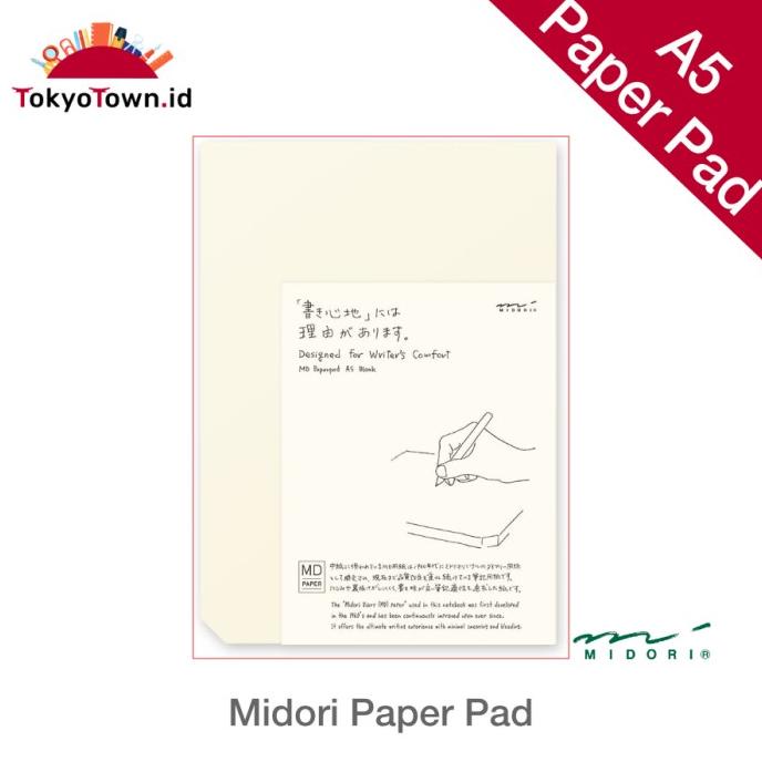 

Midori Memo MD Paper Pad, A5, Plain