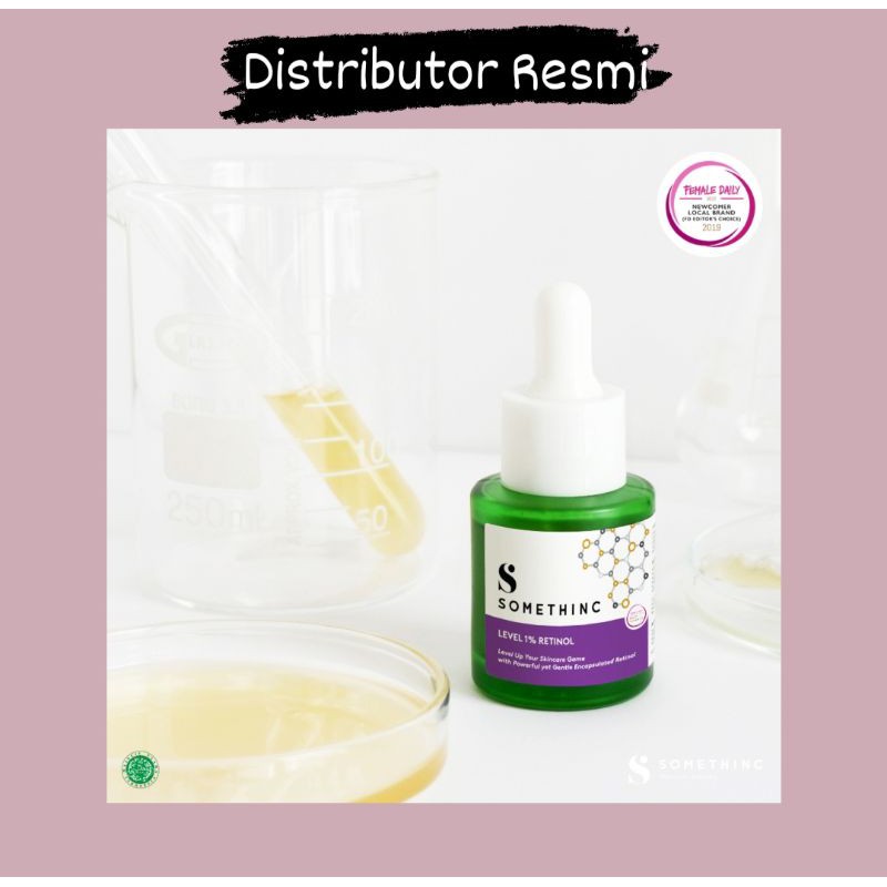 Somethinc Retinol 1% (20Ml) / Retinol Kulit Sensitif / Somethinc Serum Wajah