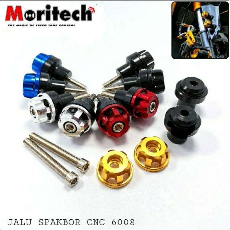 JALU SPAKBOR CNC BAUT SPAKBOR CNC UNIVERSAL NMAX AEROX R15 NINJA VARIO SCOOPY DLL