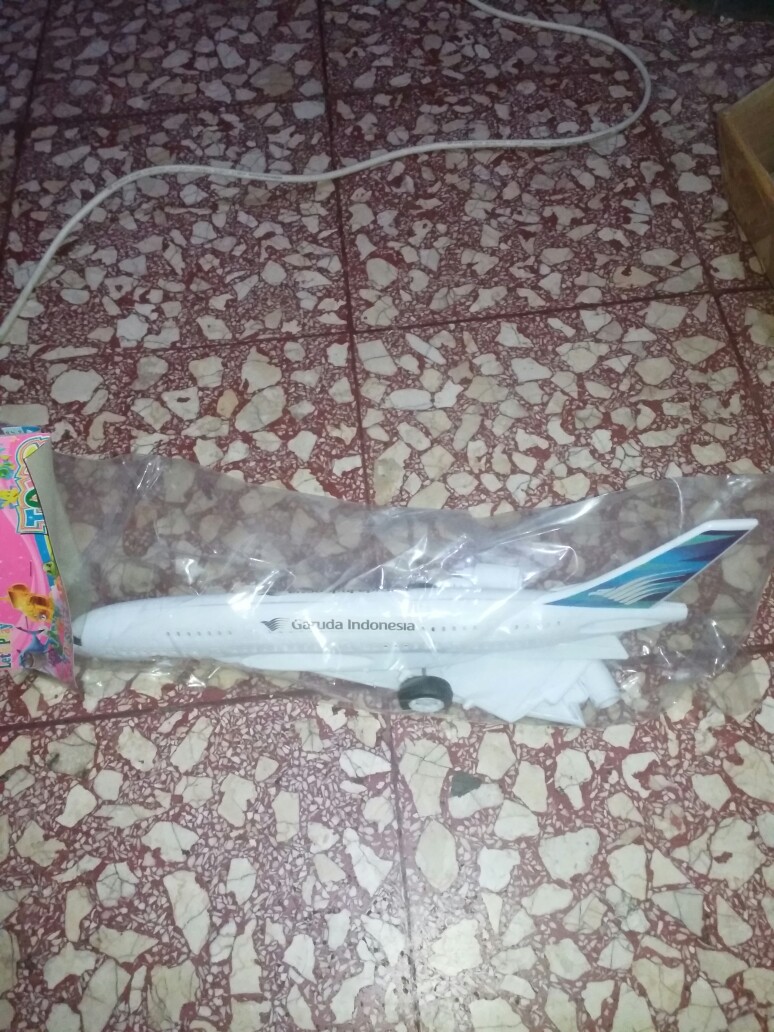 Dt0344 Promo Mainan Anak Miniatur Pesawat Terbang Garuda Indonesia Batik Air Pull Back Wjs231