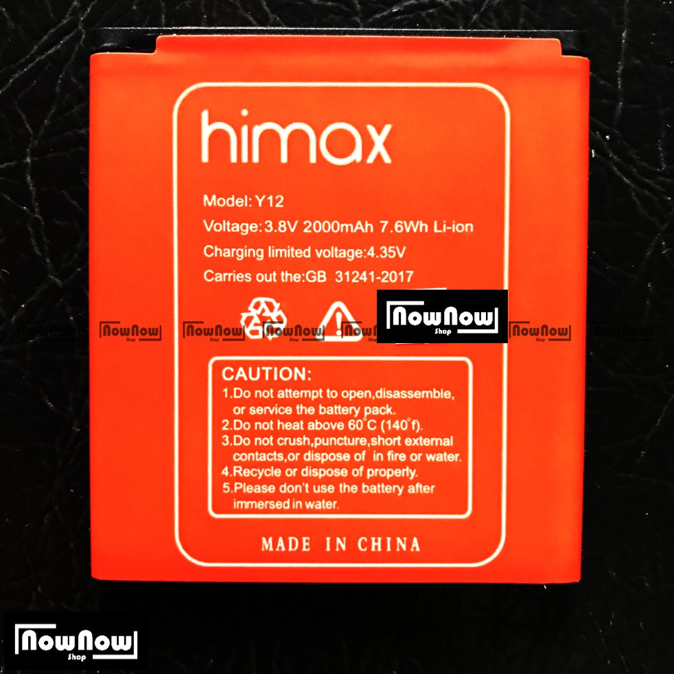 Baterai Himax M2 Y12 Original Batre Batrai Battery HP