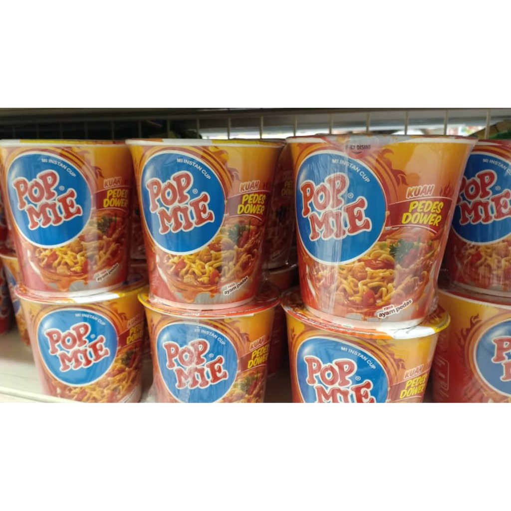 Pop Mie Goreng Gledek / Pop Mie kuah Pedas Dower