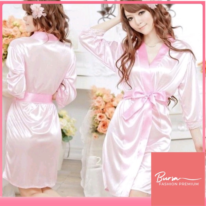 Lingerie Kimono / Piyama Wanita Sexy / Baju Tidur Wanita Sexy Korea