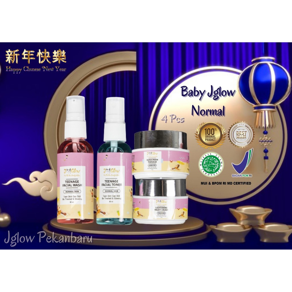 Skincare Remaja BPOM Paket Kecantikan Baby Jglow Normal Skin 1 Paket