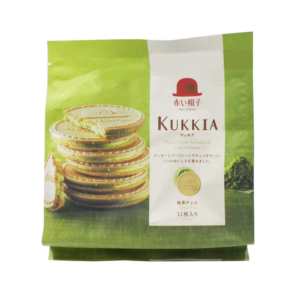 

Akai Bohshi : Tivoli Kukkia Matcha Choco - Kukis Lapis Rasa Green Tea