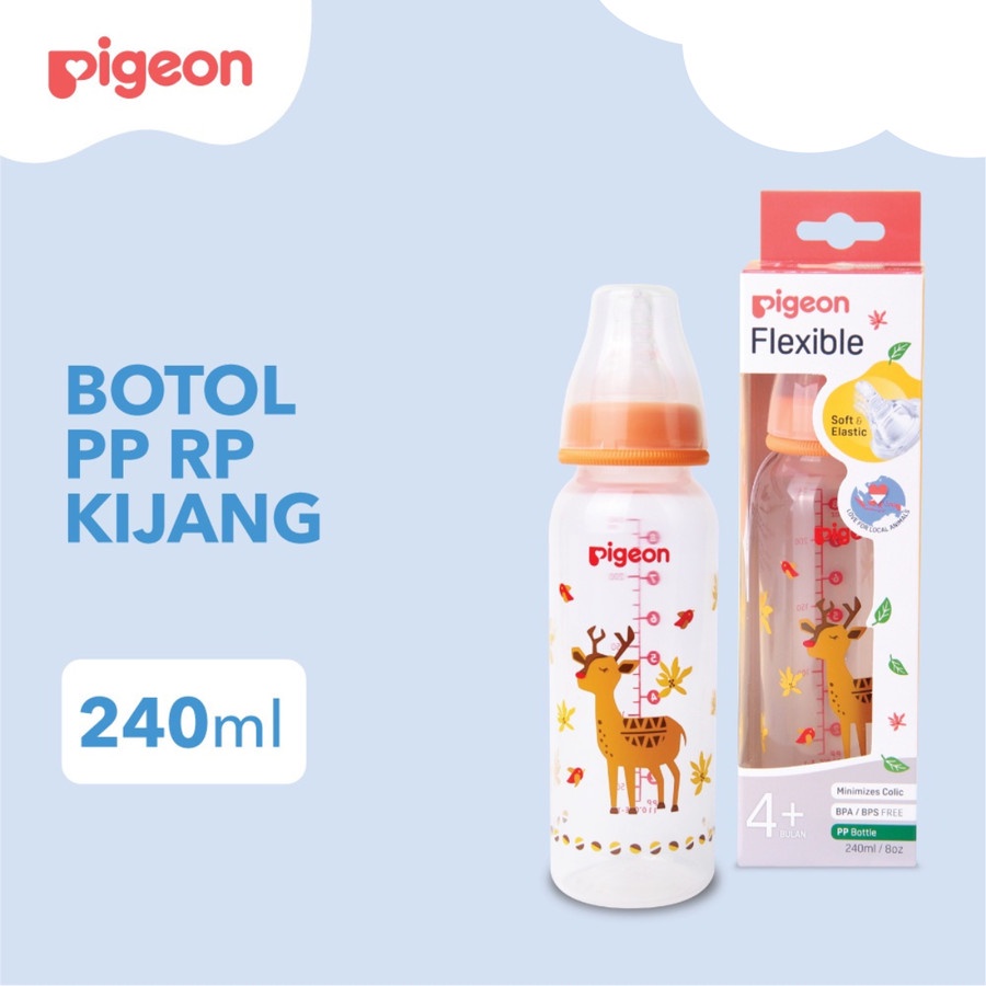 Pigeon Bottle Flexible Slim Neck PP RP 240 ML