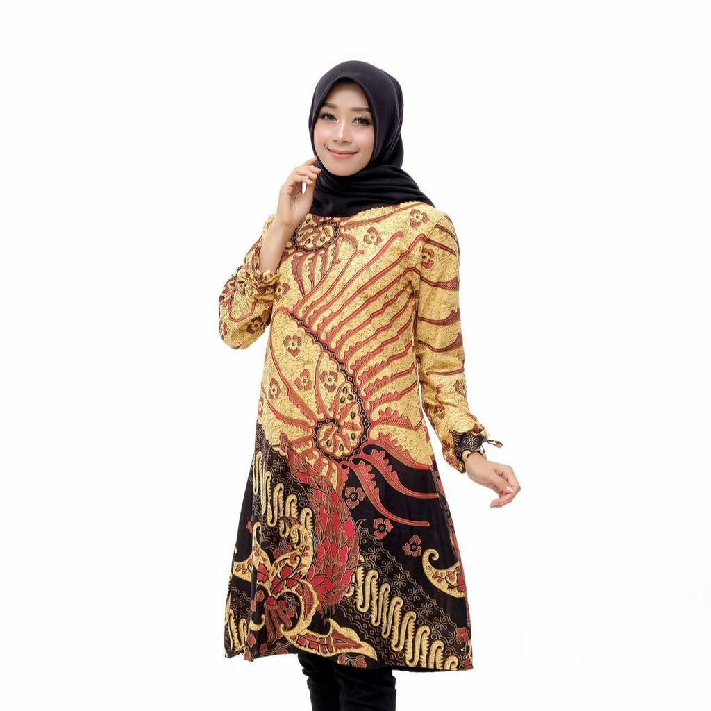  BLUS  BATIK  MODEL  TUNIK DANUR BATIK  Shopee Indonesia