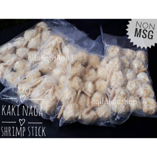 

SHRIMP STICK KAKINAGA 15 PCS HOMEMADE NON MSG NO PENGAWET