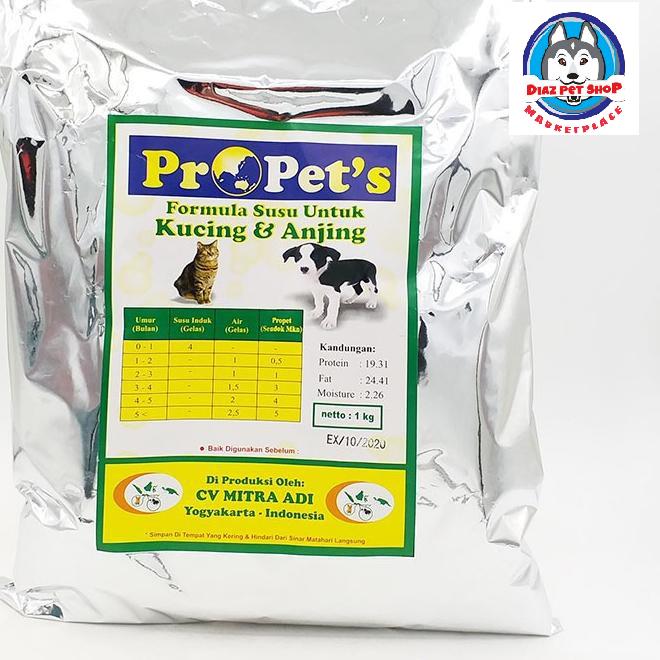 PROPETS FORMULA SUSU UNTUK KUCING &amp; ANJING 1000gr/1kg MURAH