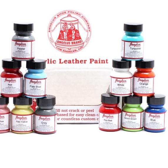 

Dijamin Miring harga.. Angelus Acrylic Leather Paint 1 oz / 29.5 ml