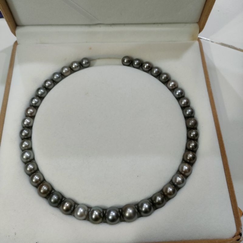 kalung mutiara air laut hitam