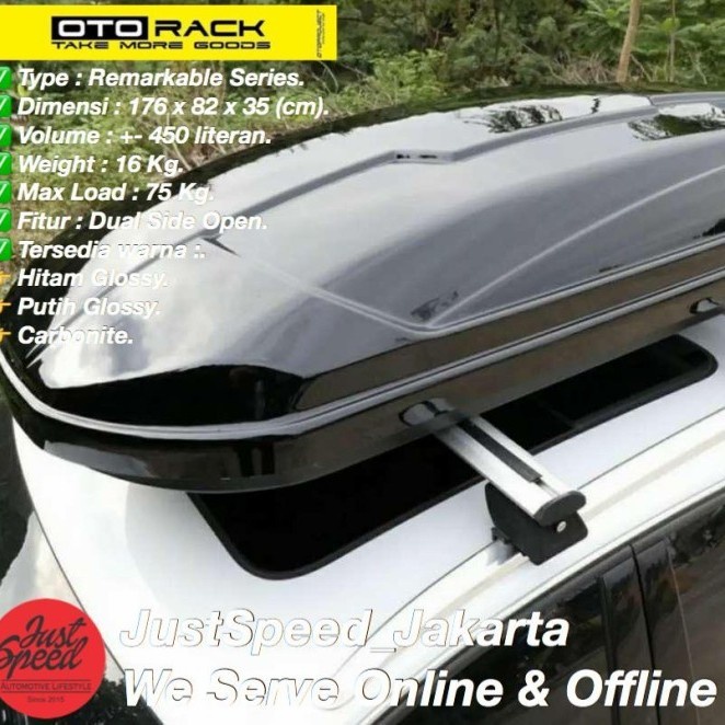 Roofbox atas mobil Otorack Type Remarkable Otoproject