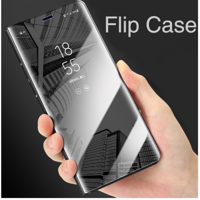 SAMSUNG A20S CASE Clear view standing flip cover