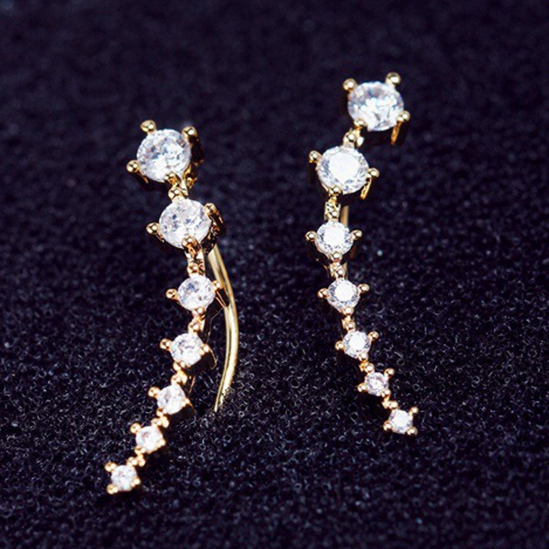 ♥TASBLUE♥H78 ANTING WANITA IMPORT MURAH REAL PIC Accesories Anting Rantai Panjang-1
