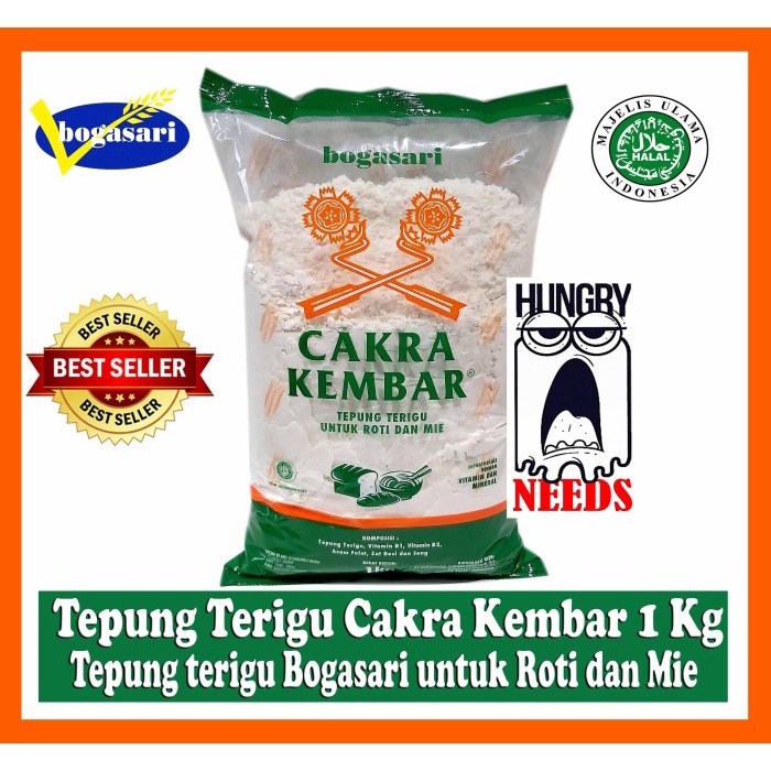 

Ds510 Tepung Terigu Cakra Kembar 1 Kg Bogasari U/ Roti Dan Mie Gr6B0B1