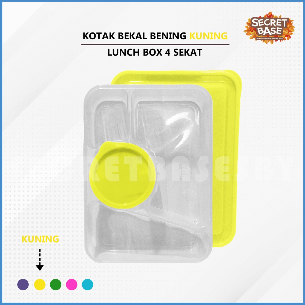 KOTAK MAKAN BEKAL - Food Grade Tahan Panas / Lunch box Anti Tumpah