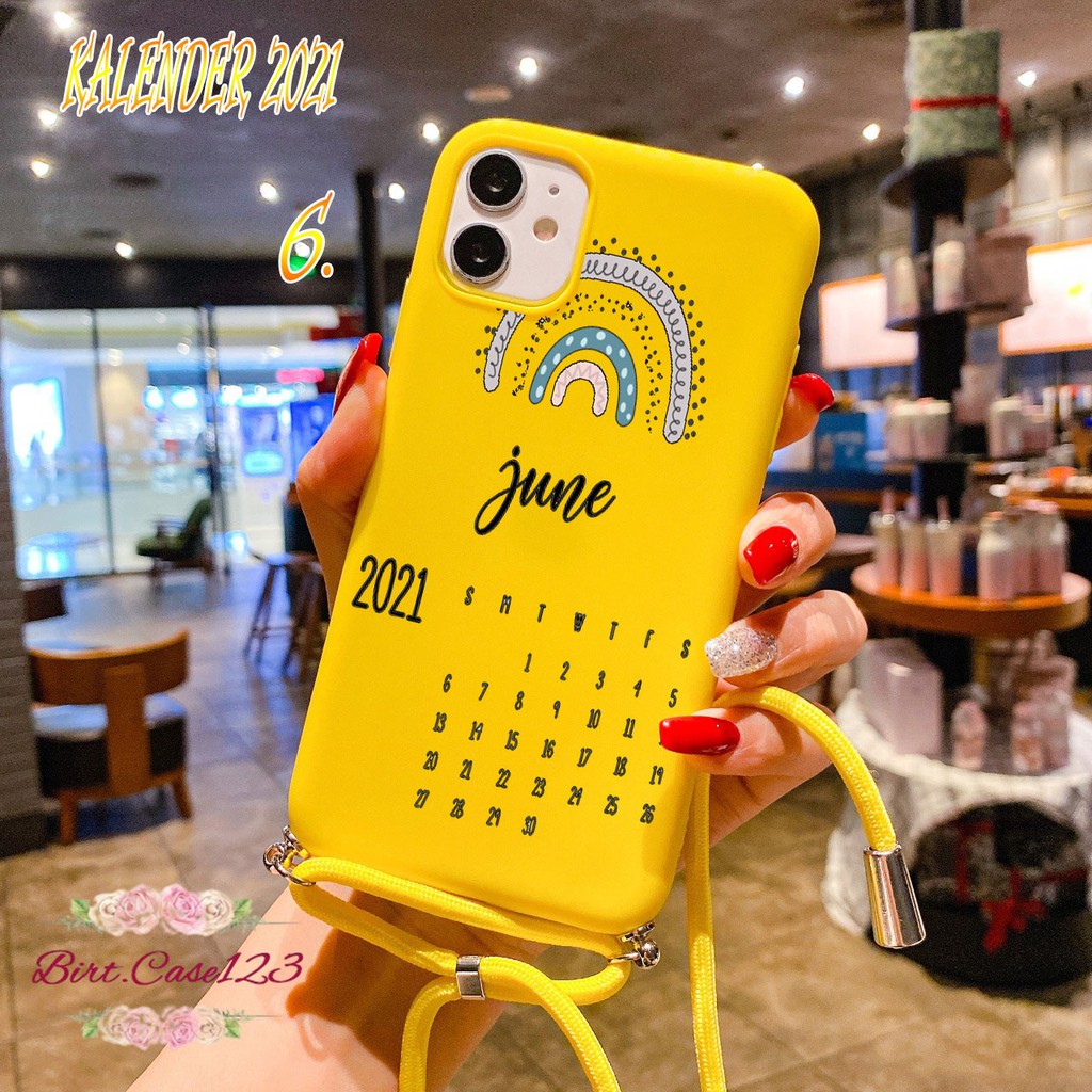 Softcase Slingcase Tali Lanyard Candy KALENDER Xiaomi Redmi 6x Mi A2 6 Pro A2 Lite BC3008