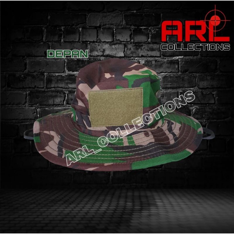 topi rimba velbet loreng malvinas tni /topi rimba velbed army