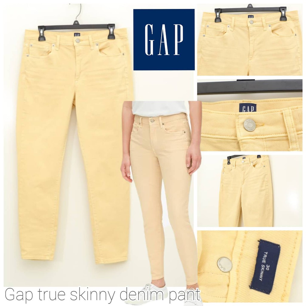 gap yellow pants