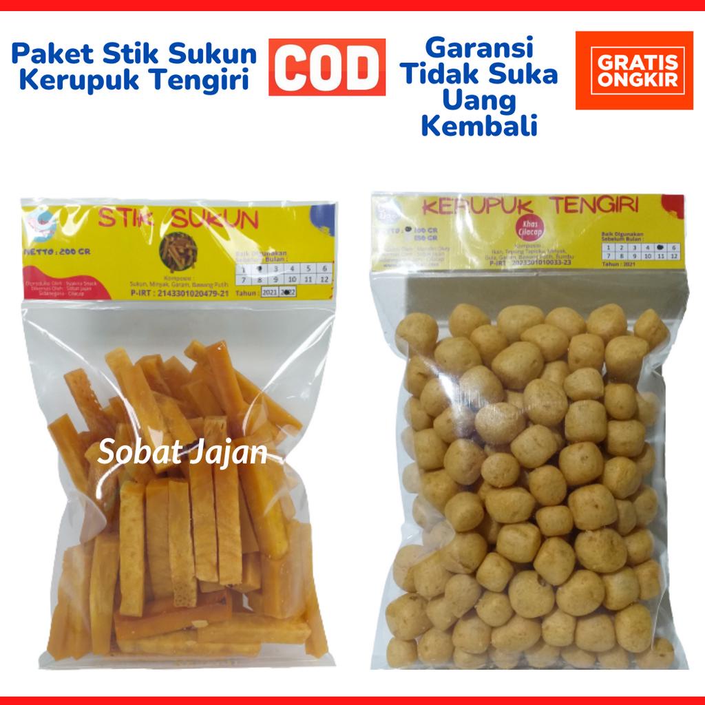 

Paket Cemilan Stik Sukun Dan Krupuk Tengiri Oleh Oleh Cilacap