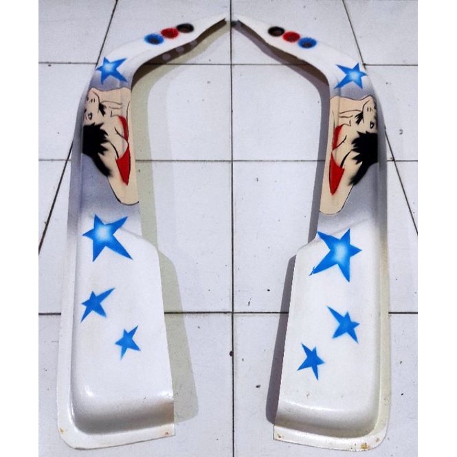 talang air mobil Isuzu Elf air brush