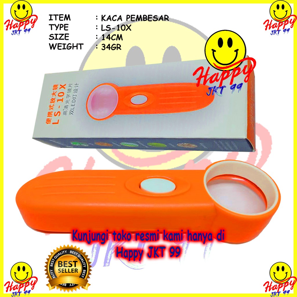 [ HAPPY JKT 99 ] KACA PEMBESAR LOOP LS-10X ORIGINAL HAND HOLD MAGNIFIER LS 10X LS10X