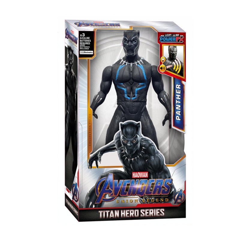 2022 Mainan Action Figure Marvel Batman Spiderman Black Panther Bahan PVC Untuk Koleksi Anak