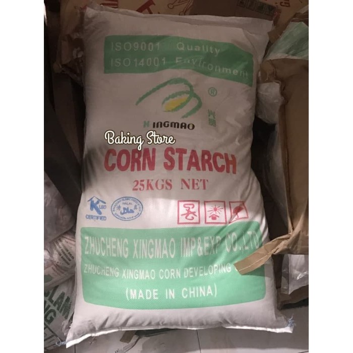 

D02D1 Tepung Maizena - Corn Starch Xing Mao Repack 500Gr Da01D100