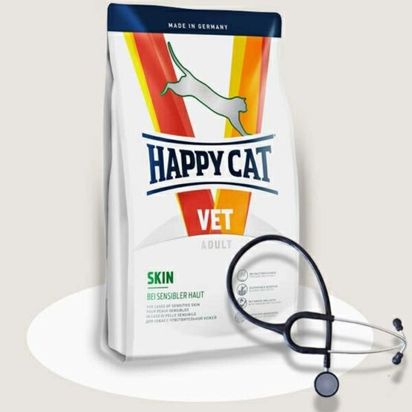 Happy Cat Vet Diet Skin 300gr Makanan Kucing Sensitive CatFood 300 gr