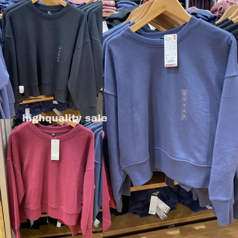 (SALE 70%) UNIQLO SWEATER BOXY OVERSIZED WOMENS / SWEATER BASIC WANITA / JASA TITIP/ORIGINAL STORE