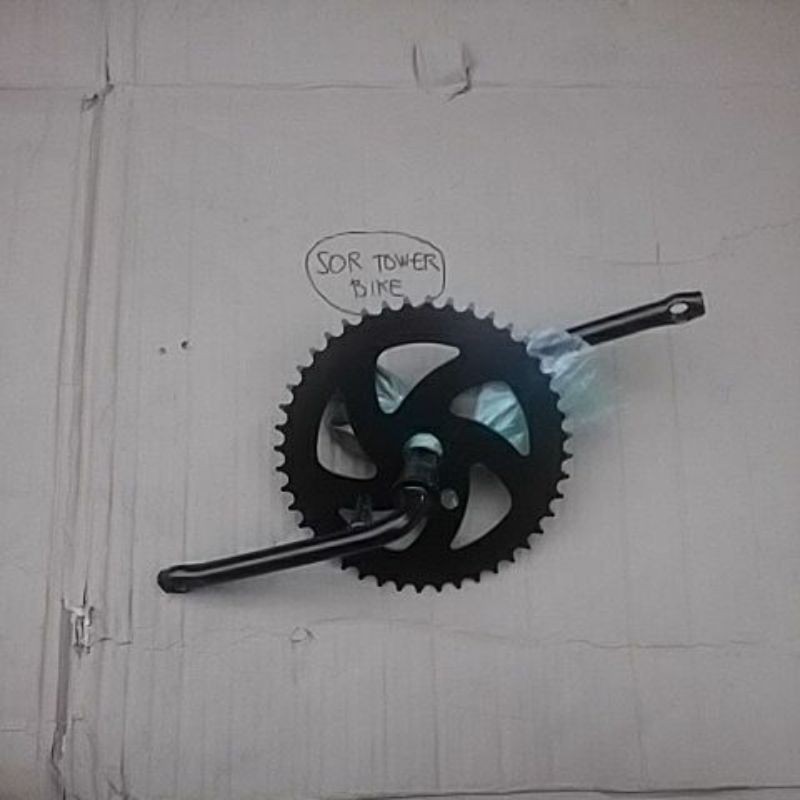 Crank / piringan BMX 20 inchi + mangkok an gigi 44T