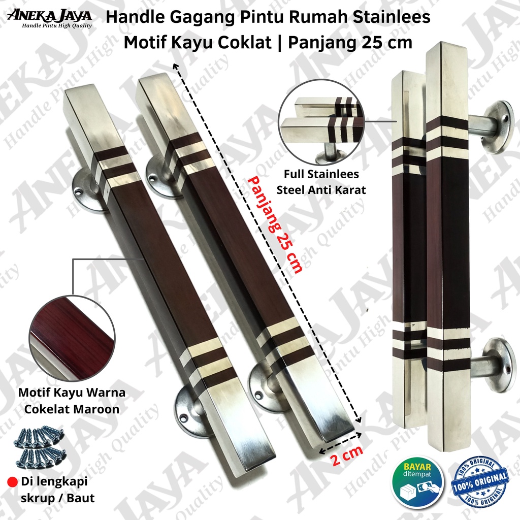 Handle Gagang Pintu Rumah 25 cm | Pegangan pintu rumah | Tarikan Pintu rumah awet murah anti karat