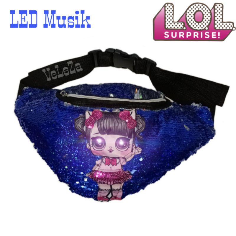 Tas Selempang anak Waist bag Usap LOL Minnie Musik