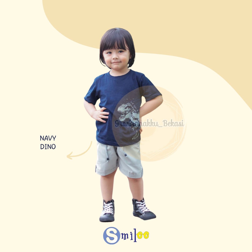 Setelan Anak Smile Murah Mix Motif Animal Size 1-3Tahun