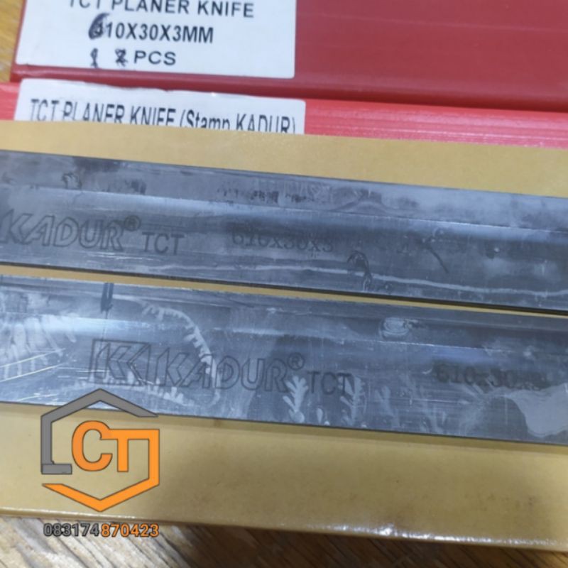 Pisau Planer 610 mm TCT KADUR Pisau Serut kayu Pisau Ketam