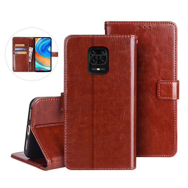 Flip Cover Redmi Note 7 Note 7 Pro Note 8 Note 8 Pro Note 9 Note 9 Pro Note 10 Note 10S Note 10 5G Note 10 Pro Note 11 Note 11 Pro Flip Polos Leather Case Dompet Magnetik