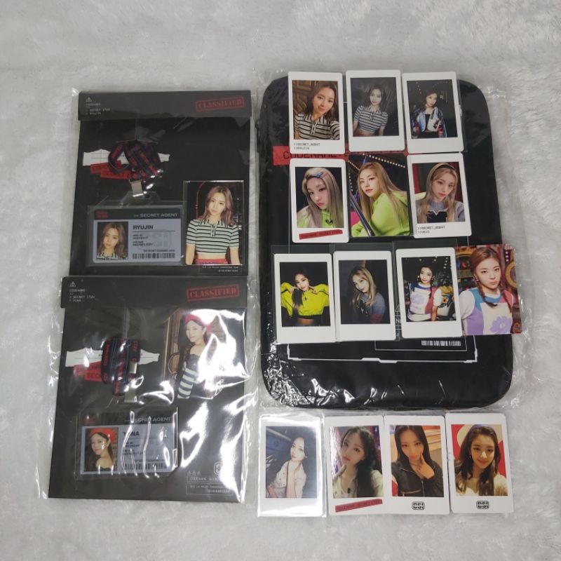Ready Stock Itzy CSI Merch MD ID Agent Card Lanyard TC Trading Card Set PC Photocard Pola Polaroid M