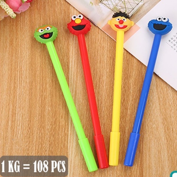 

PULPEN KARAKTER ELMO LUCU - BALLPOINT BOLPEN PENA CUTE