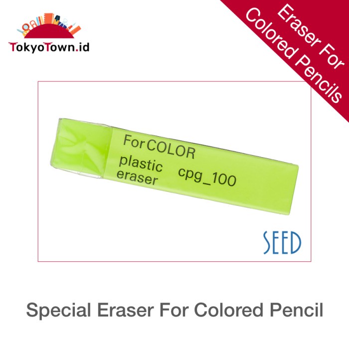 

Mudah Colored Pencil Eraser Seed Fluorescent Yellow Terbatas