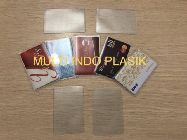 doff polos/cover kartu/plastik id card/plastik nametag/cover nametag/sampul kartu/kantong nametag