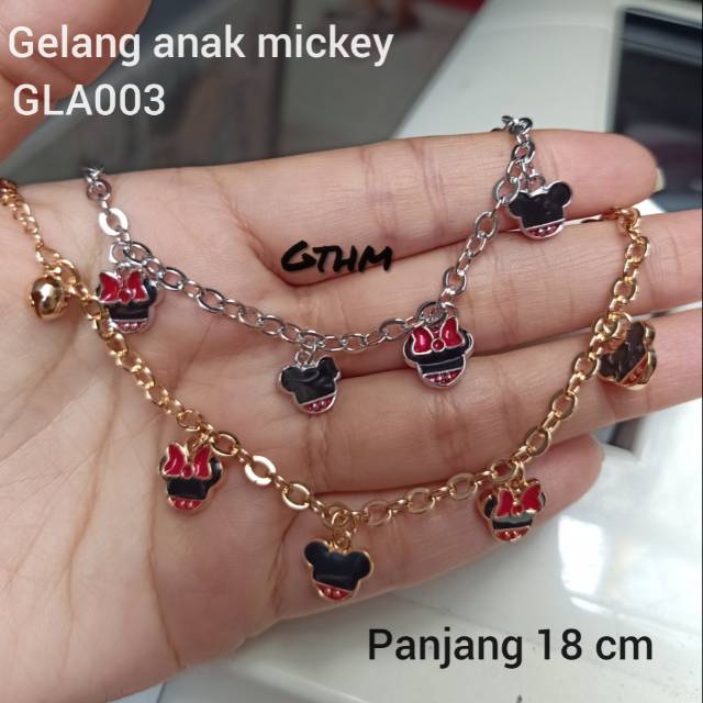 Xuping gelang anak motif mickey gla003