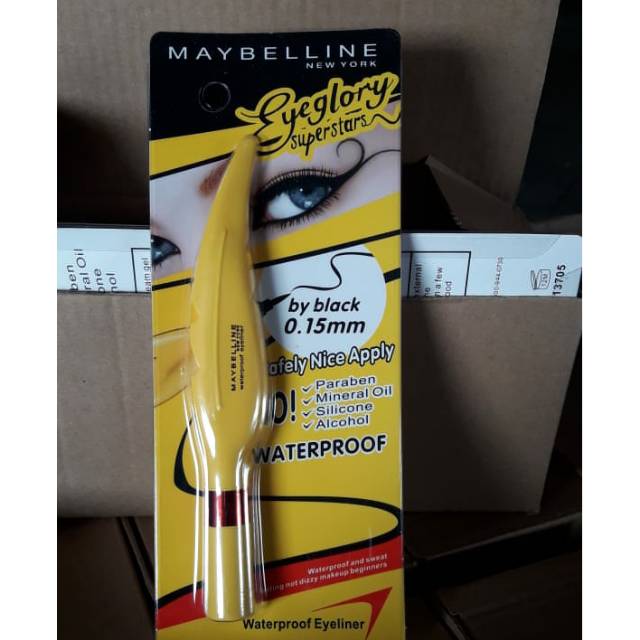 Eyeliner daun maybelline waterproof