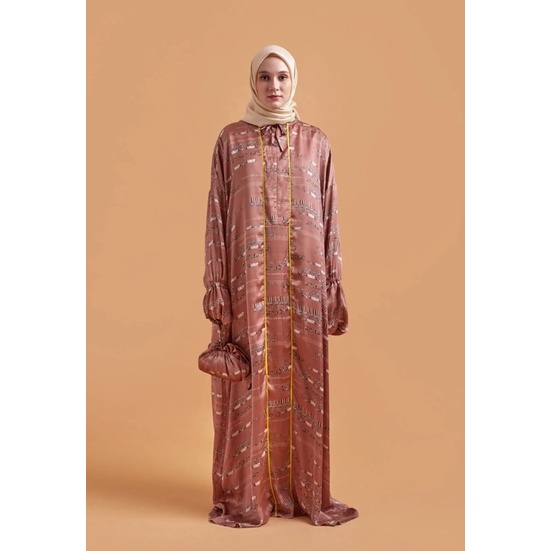 OSIRIS MUKENA ABAYA DUSTY PINK RIA MIRANDA