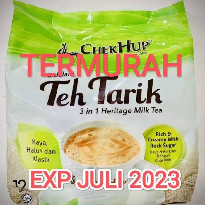 

(BISA COD) Chek hup teh tarik 3in1 malaysia 12 sachet x 40 gr /Chek hup teh tarik