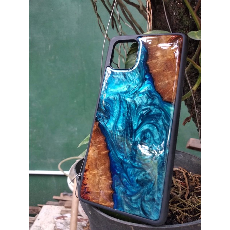 Case Hp Samsung S10 Lite Wood Resin CasePhone